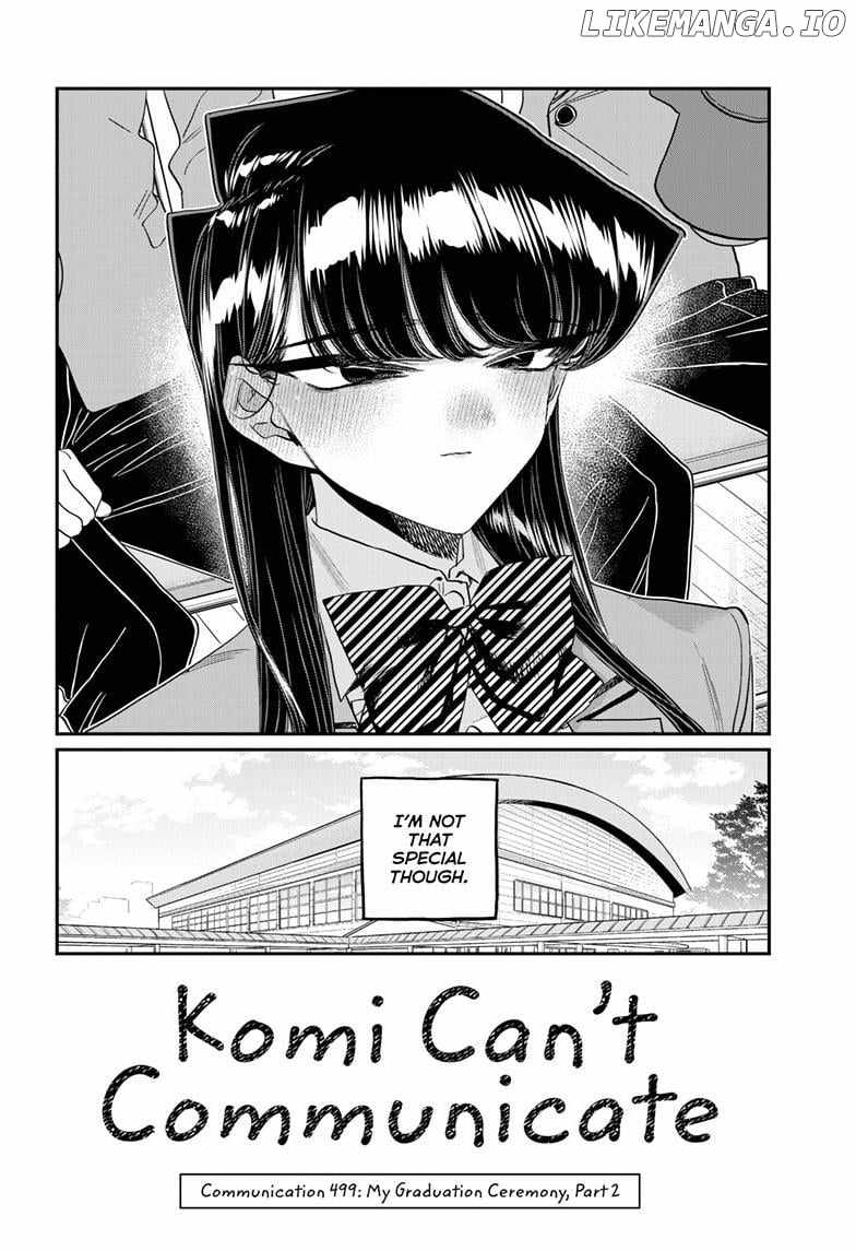 Komi-san wa Komyushou Desu Chapter 499 5